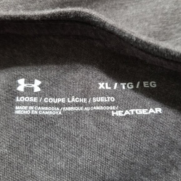 Under Armour shirt XL UA Sportstyle Left Chest Short Sleeve Loose Fit HeatGear - Picture 7 of 9